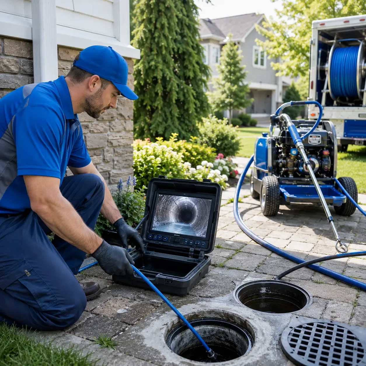 Outdoor drain cleaning professionals serving Au Sable Forks, NY